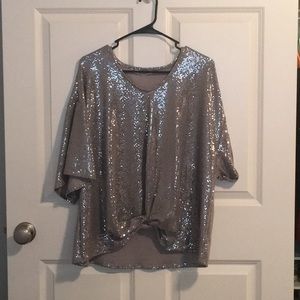 New sequin top